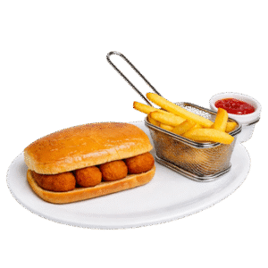 Pan Con croquetas